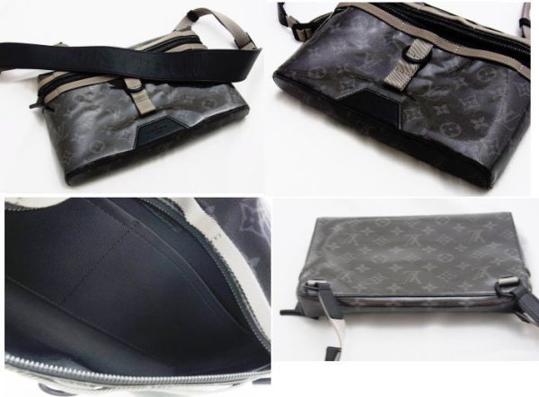 3m Louis Vuitton Eclipse Glaze Messenger Bag PM