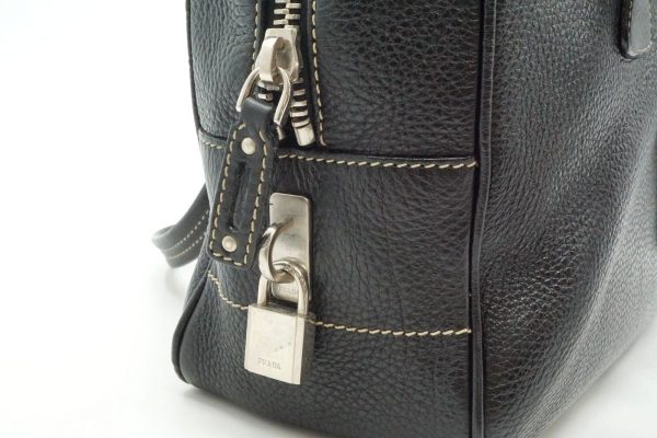 40379 8692h 5 Prada Shoulder Bag Leather Black