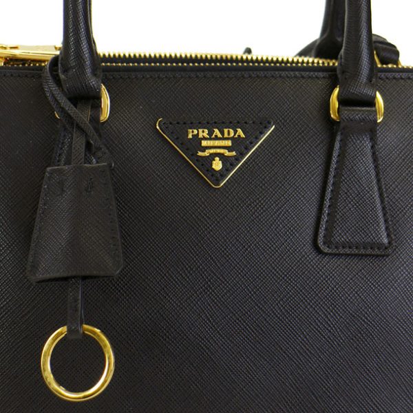 40517483a Prada Galleria Saffiano Leather Black