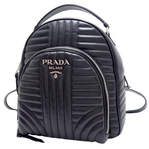 40802085751 1 Prada Logo Jacquard Canvas 2 Way Crossbody Handbag Brown