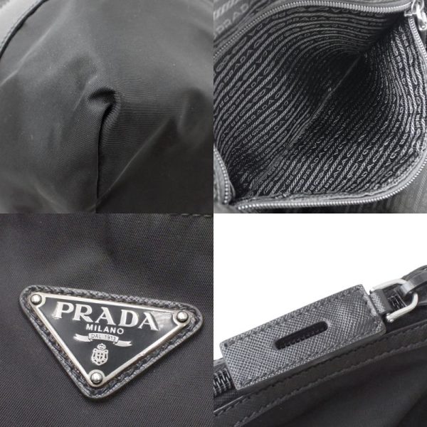 40802092399 6 Prada Nylon Boston Bag Black