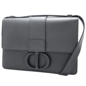 40802094066 1 Loewe Gusset Flat Anagram Shoulder Bag Black