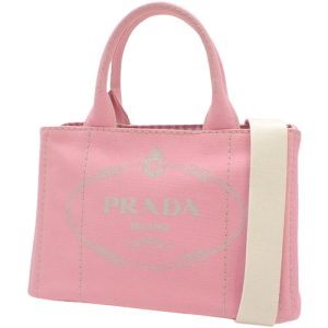 40802101154 1 Prada Pannier Triangle Shearling Mini 2way Handbag Pink