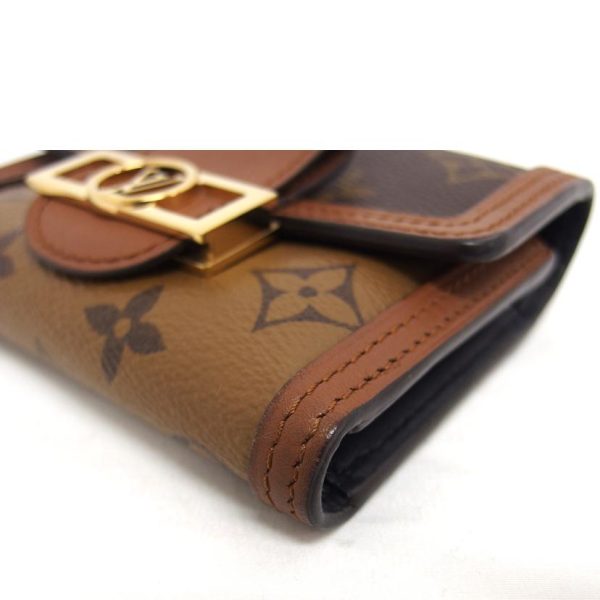 41195 10 Louis Vuitton Portefeuil Dauphine Compact Monogram Reverse Wallet