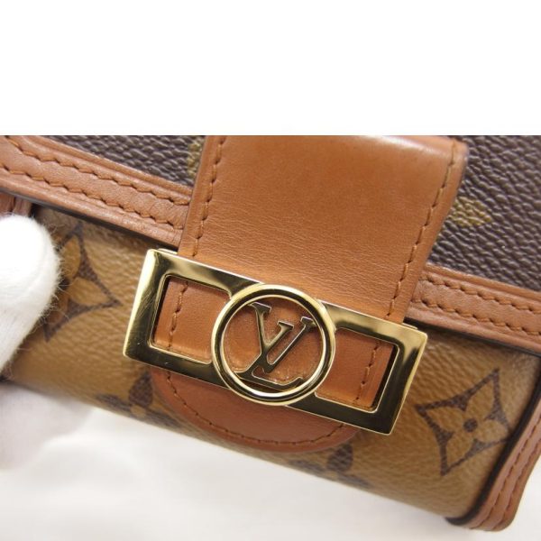 41195 8 Louis Vuitton Portefeuil Dauphine Compact Monogram Reverse Wallet