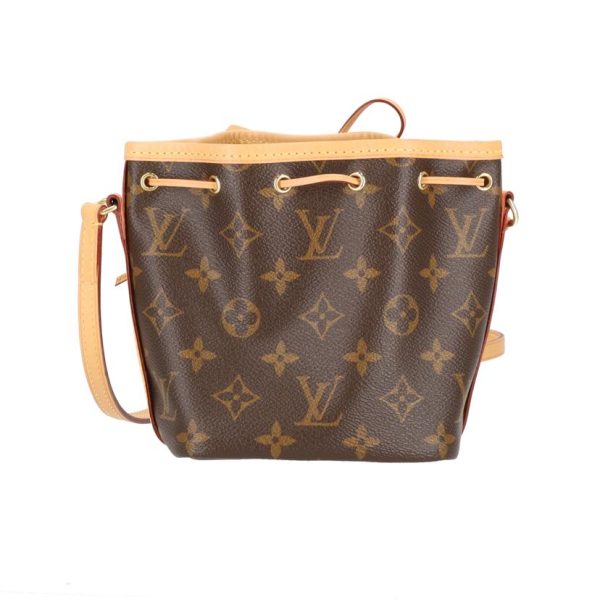 43714 2 Louis Vuitton Nano Noe Shoulder Bag Brown