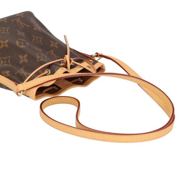 43714 4 Louis Vuitton Nano Noe Shoulder Bag Brown