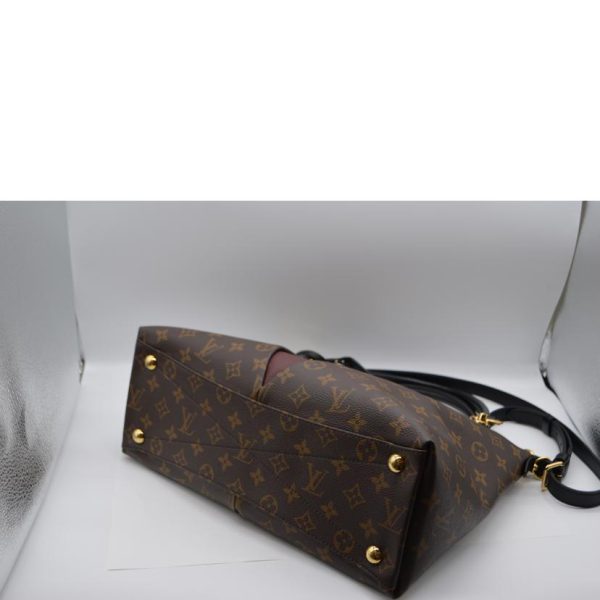 44198 3 Louis Vuitton MM Monogram Tote Bag Bordeaux