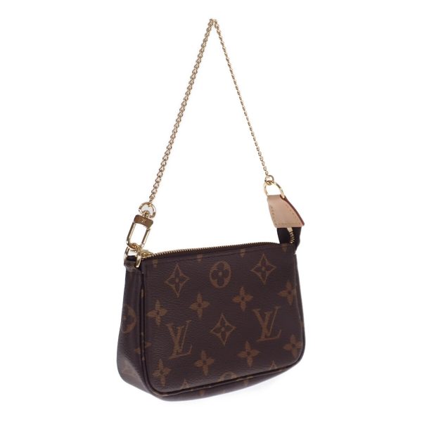 443136 02 Louis Vuitton Mini Pochette Accessoire Monogram Canvas Pouch Mini Bag