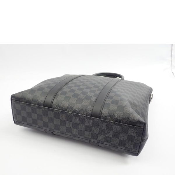 44730 3 Louis Vuitton Anton Damier Handbag Black