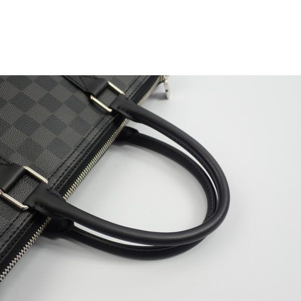 44730 4 Louis Vuitton Anton Damier Handbag Black