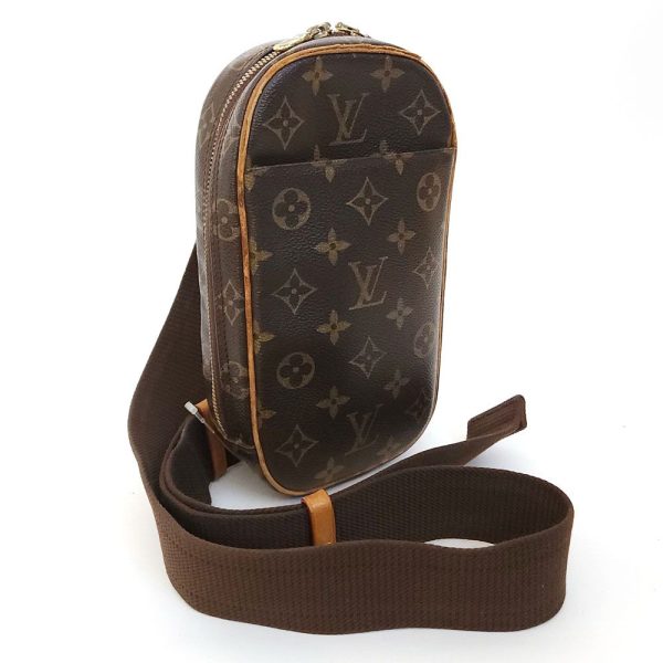 449 1 Louis Vuitton Pochette Ganju Body Bag Monogram Brown