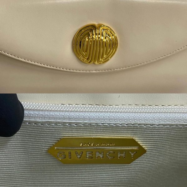 449j568416 3 Givenchy Logo Hardware Leather Mini Tote Bag Ivory White