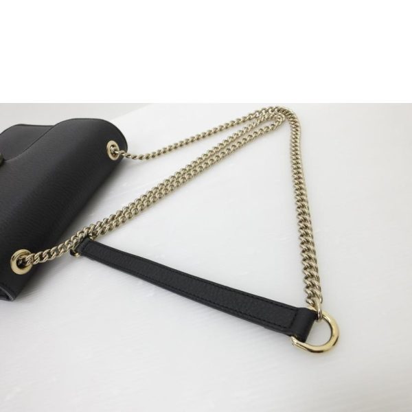 45663 4 Gucci Interlocking G Chain Calf Shoulder Bag