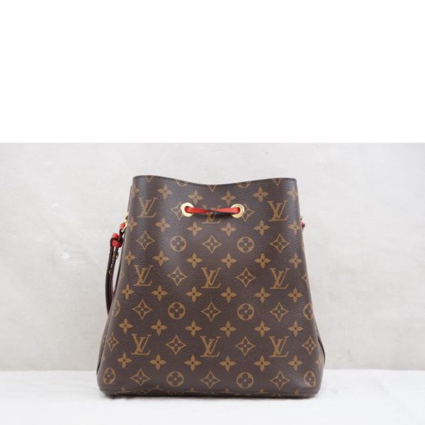 45674 2 Louis Vuitton Neonoe Monogram Coquelicot