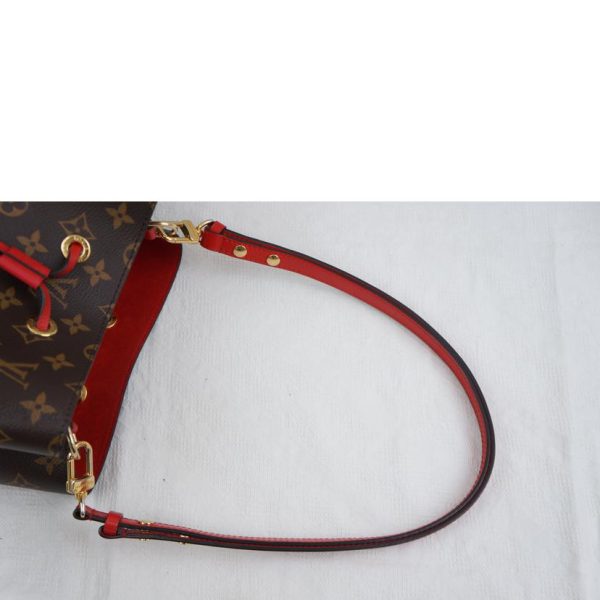 45674 4 Louis Vuitton Neonoe Monogram Coquelicot