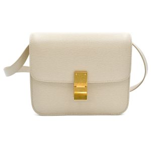 4623e220005 1 Balenciaga Barbes Mini Shopper Bag Shearling White