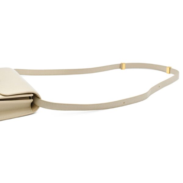 4623e220005 6 CELINE Classic Box Small Logo Shoulder Bag Beige