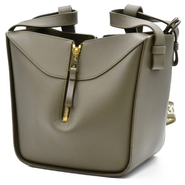 4623f120003 4 LOEWE Hammock 2way Handbag Shoulder Bag Khaki