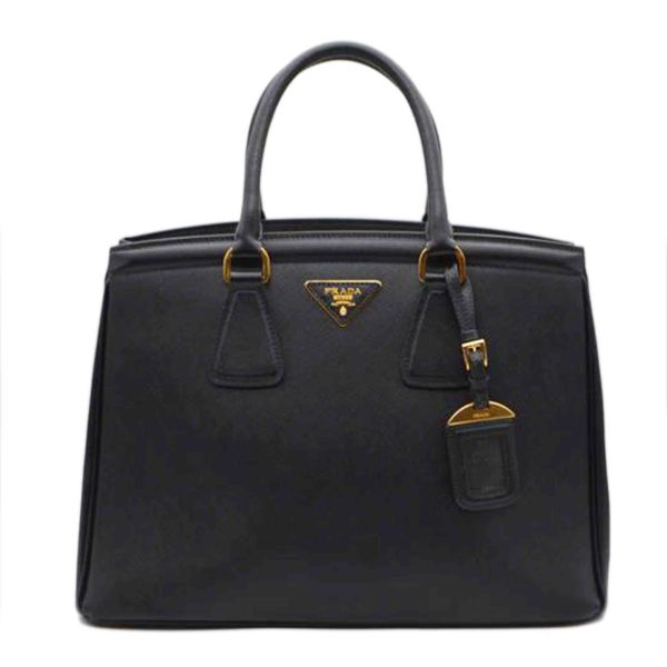 46855 1 Prada Sapphire Norx Leather Hand Nero Brand Bag