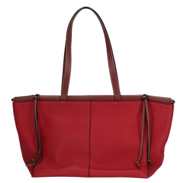 47462 2 Loewe Cushion Tote Medium Red