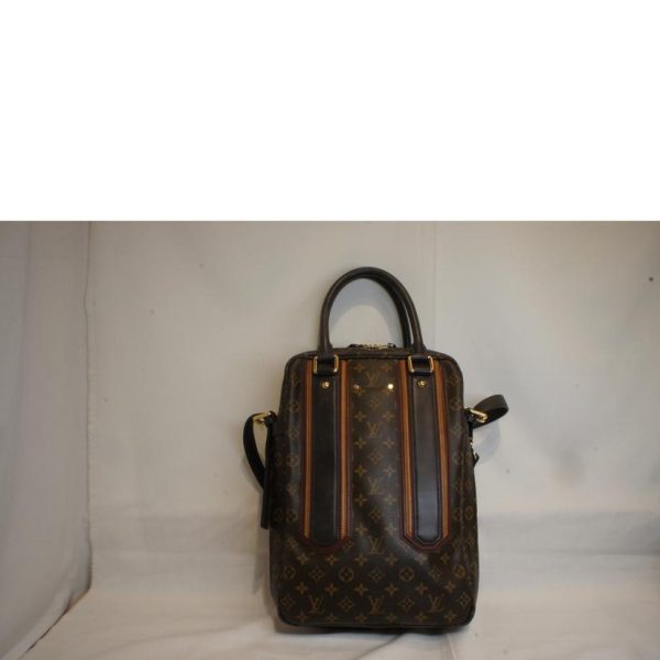 47476 2 Louis Vuitton Porte de Cumin Vertical Mirage Line Black Bag