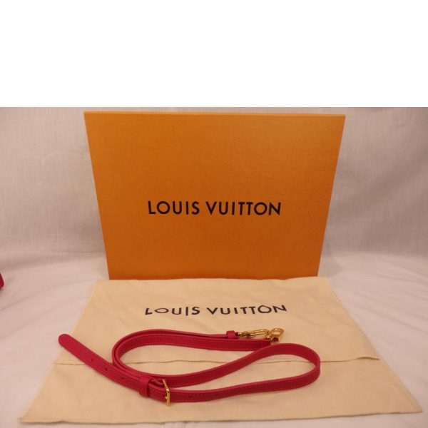 47929 6 Louis Vutton On The Go PM Empriente Freesia Bag Pink