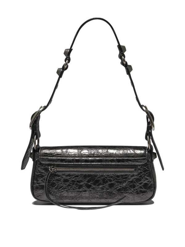 47d97698b43e333 ba 3 Balenciaga Shoulder Bag Black Silver