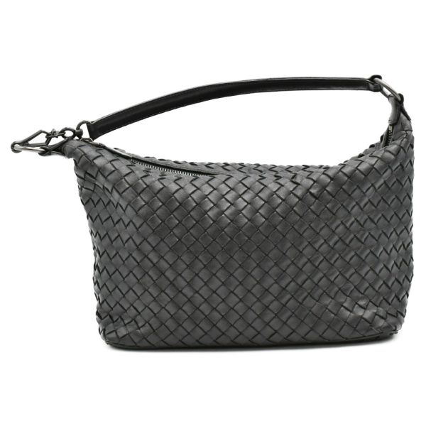 4923j280027 1 BOTTEGA VENETA Intrecciato Handbag Shoulder Bag black