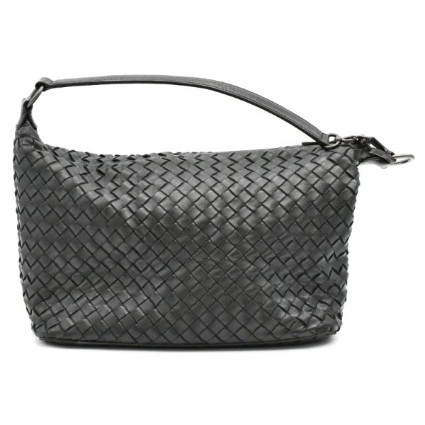 4923j280027 2 BOTTEGA VENETA Intrecciato Handbag Shoulder Bag black