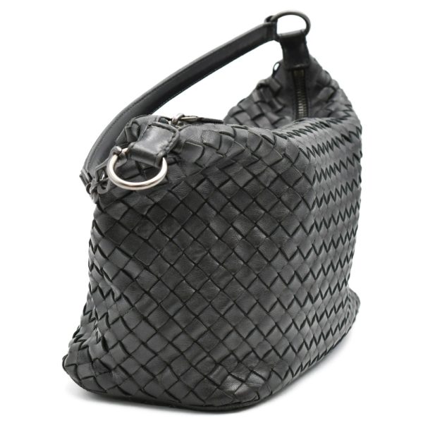 4923j280027 4 BOTTEGA VENETA Intrecciato Handbag Shoulder Bag black