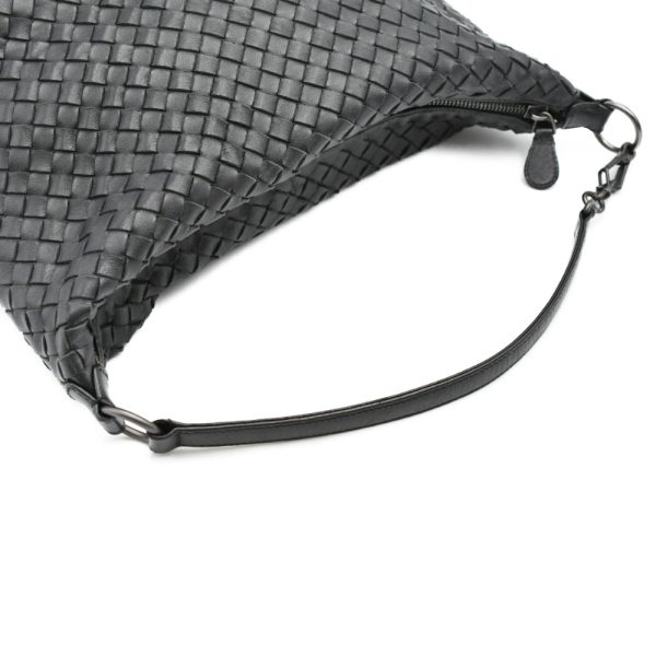 4923j280027 6 BOTTEGA VENETA Intrecciato Handbag Shoulder Bag black