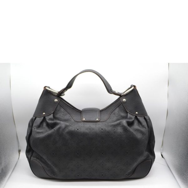 49261 2 Louis Vuitton Solar Monogram Mahina Noir Black Bag