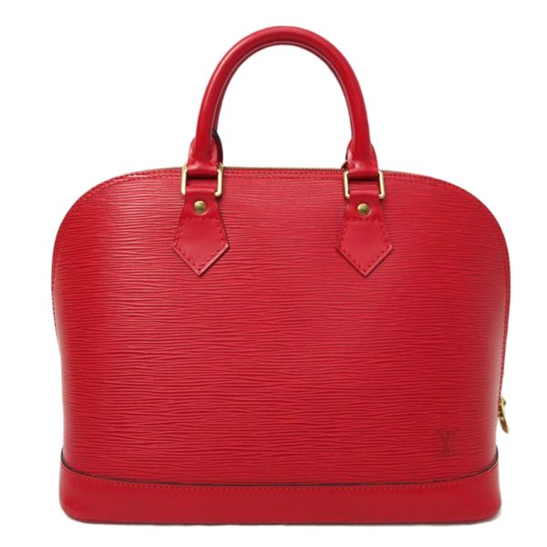 49602 1 Louis Vuitton Alma Epi Bag Castilian Red