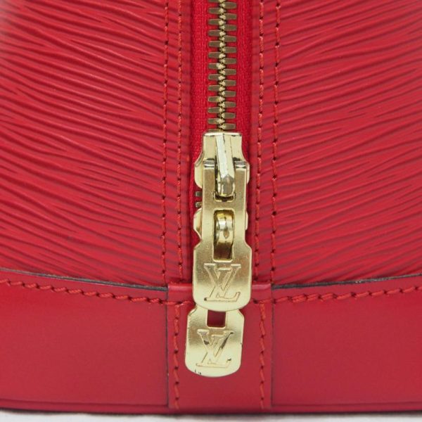 49602 5 Louis Vuitton Alma Epi Bag Castilian Red