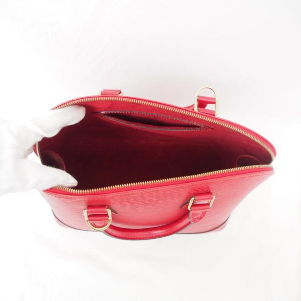 49602 6 Louis Vuitton Alma Epi Bag Castilian Red