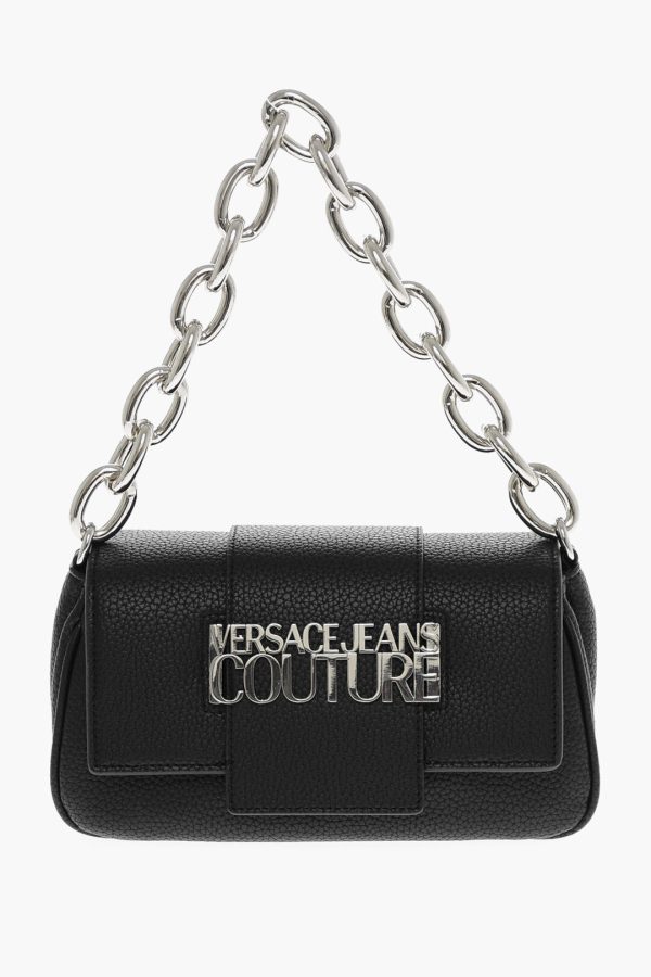 4d39173bff122de dk 1 Versace Jeans Couture Faux Leather Bag Black