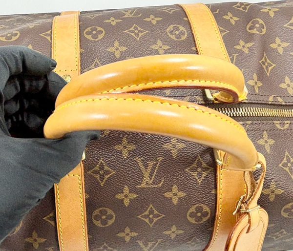 5 621 Louis Vuitton Boston Bag Travel Keepall 55 Brown