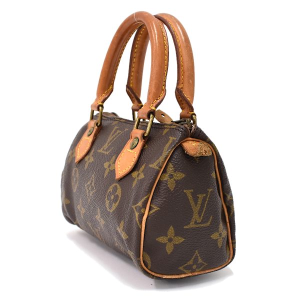 5000001884122668 2 LOUIS VUITTON Mini Speedy Handbag Mini Bag Brown