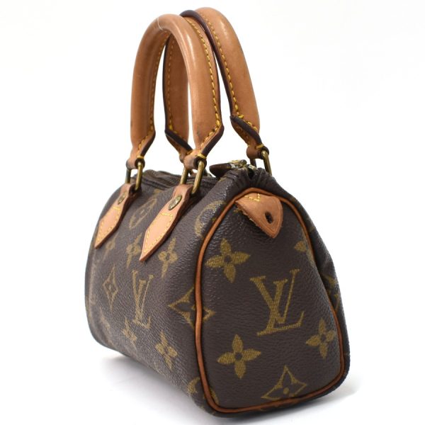 binary comment Louis Vuitton Mini Speedy 2way Shoulder Bag Monogram Brown