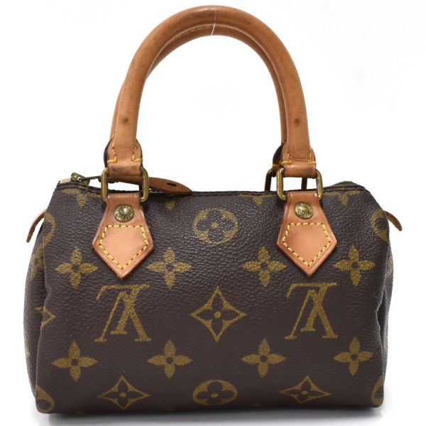 binary comment Louis Vuitton Mini Speedy 2way Shoulder Bag Monogram Brown