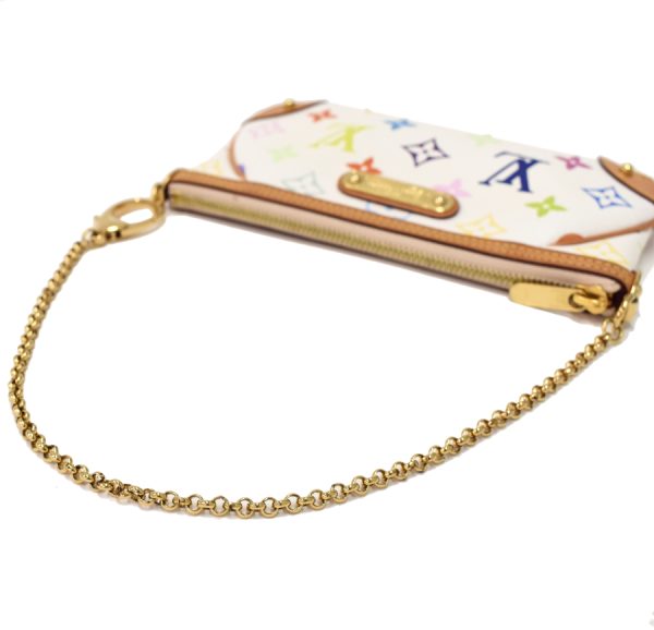 5000026884100114 7 Louis Vuitton Multicolor Pochette Mira MM Chain Bag Monogram Multicolor Bronze