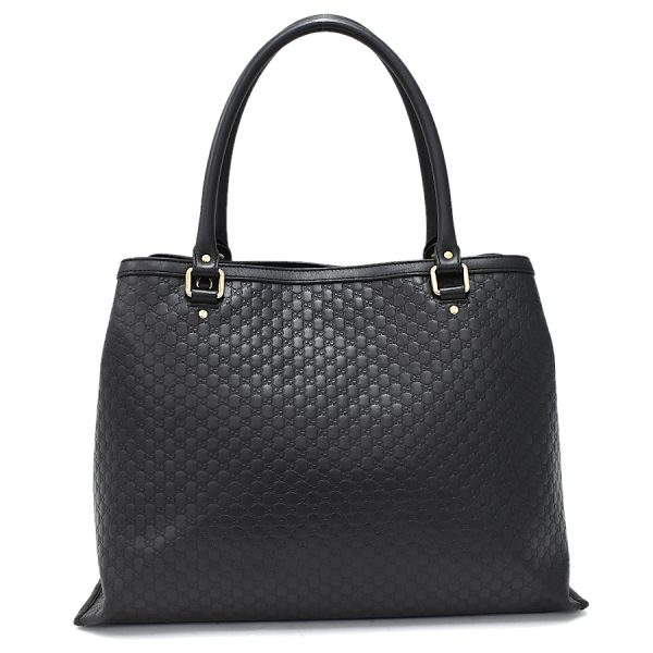 5000049884103002 3 Gucci Tote Bag Handbag Micro Guccisima Leather Black