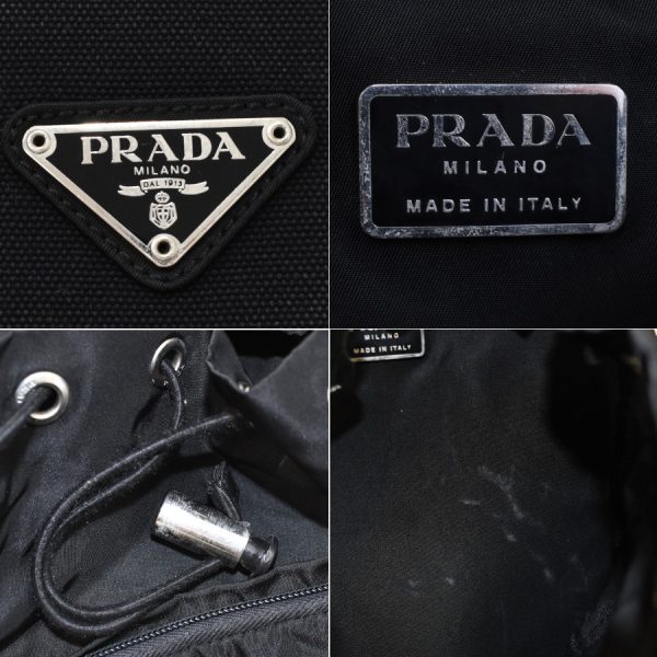 5000105884103141 9 Prada Mini Rucksack Nylon Black