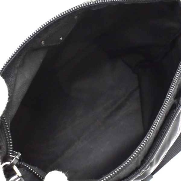 5000105884103325 8 Prada Shoulder Bag Crossbody Triangular Plate Triangle Logo Nylon Black