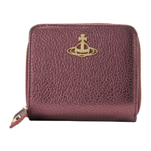 51080020l004ej411 1 Vivienne Westwood Bifold Wallet Grain Purple