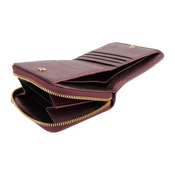 51080020l004ej411 5 Vivienne Westwood Bifold Wallet Grain Purple