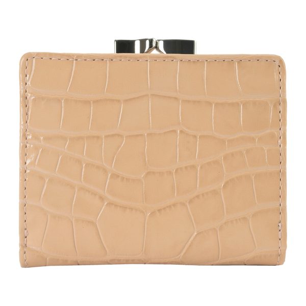 51150026l0039c402 2 Vivienne Westwood Trifold Wallet Crocodile Beige