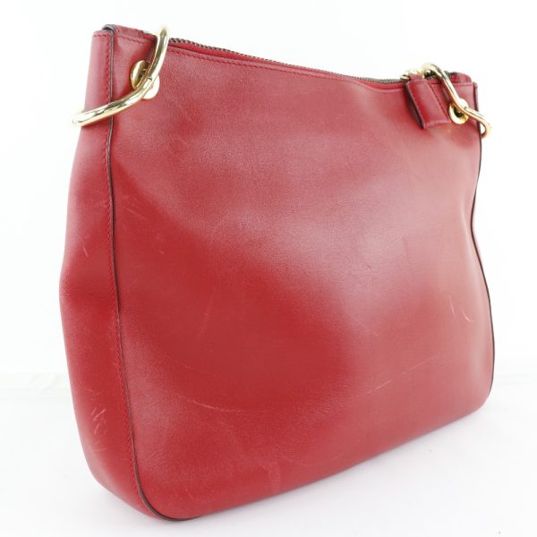 51170586 3 Prada Calf Leather Shoulder Bag B Rank Red