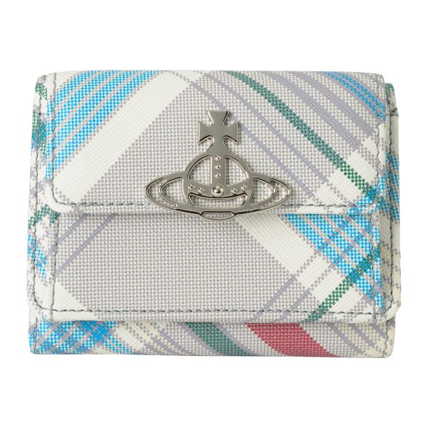 52010013l0057o101 1 Vivienne Westwood Trifold Wallet Saffiano White